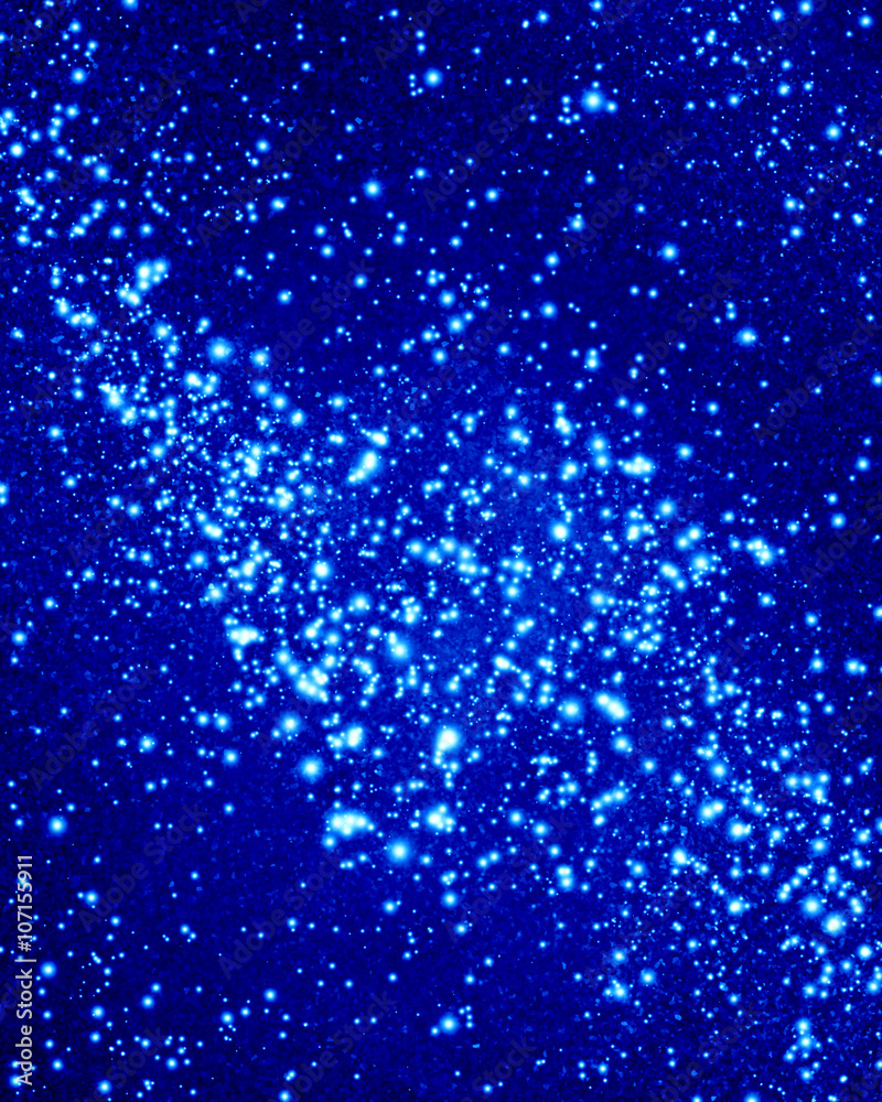 Fototapeta premium Glittering blue background