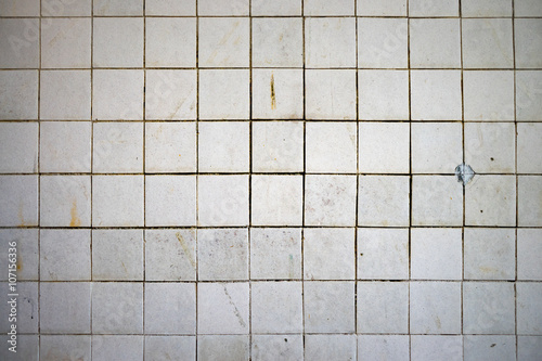 Old grunge tile wall