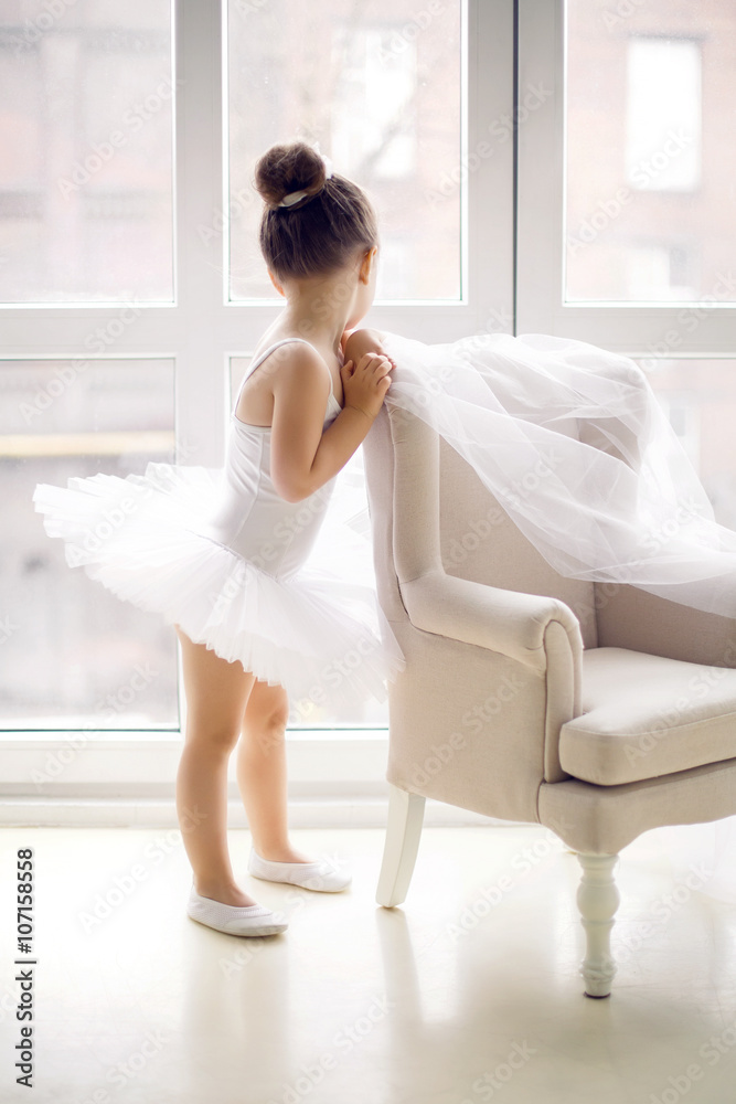 little ballerina girl 2 years in the Studio little ballerina girl 2 years in the Studio