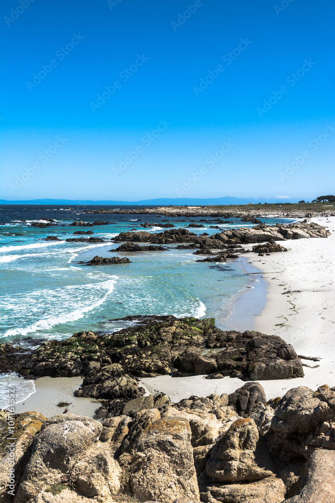 Monterey sand beach, California
