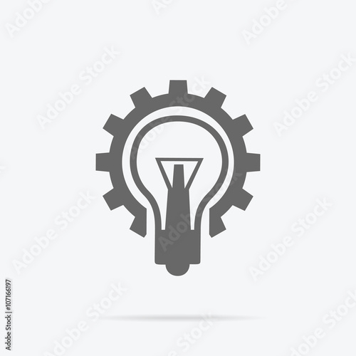 Glowing Light Bulb. New Idea