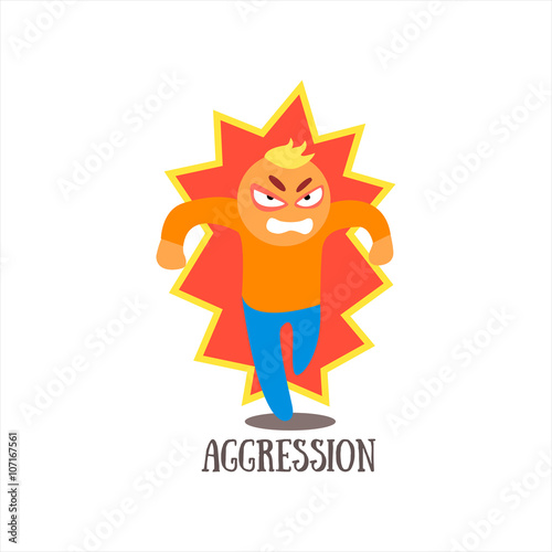 Aggression Vector Illustration