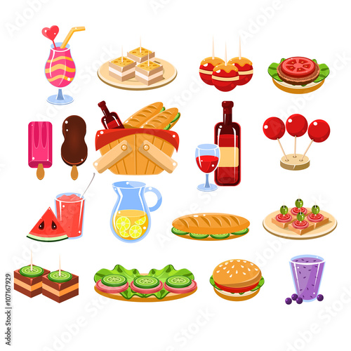 Picnic Food And Drink Set