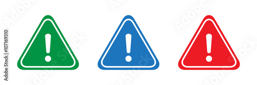 exclamation danger sign