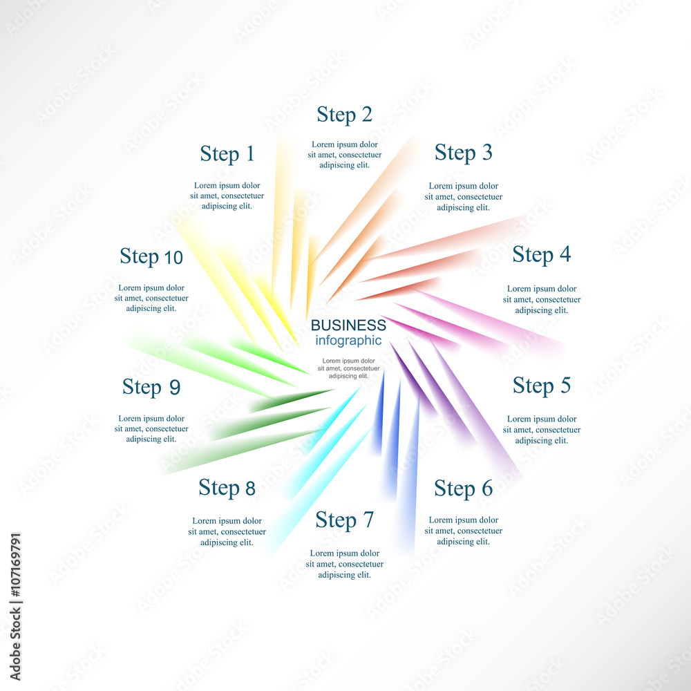 Vector infographic template Vector infographic template