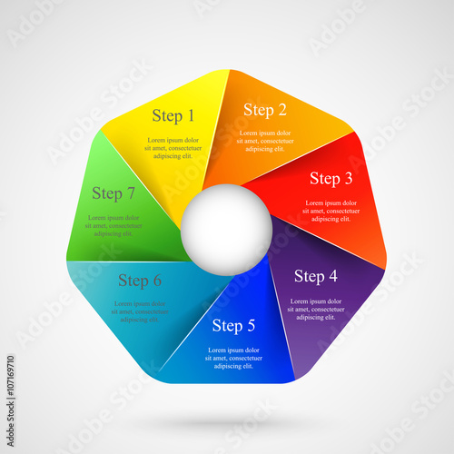 Vector infographic template