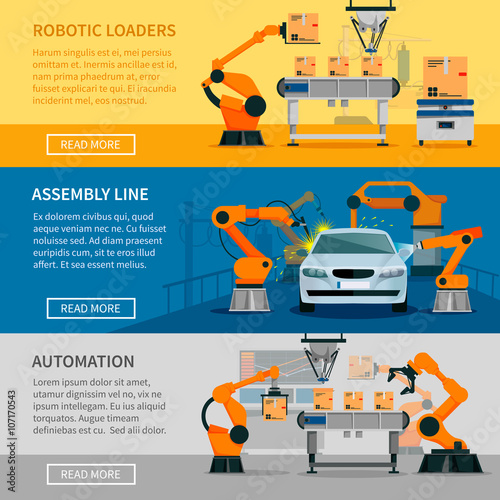 Automation Banners Set 