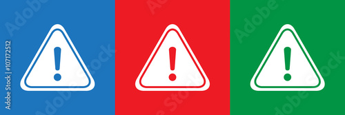 exclamation danger sign