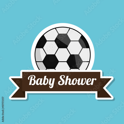 baby shower with toy design  vector illustration