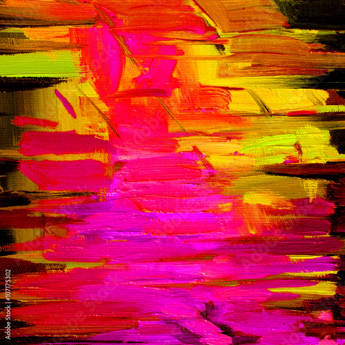 reflection of light on a roadway during a rain, abstract paintin