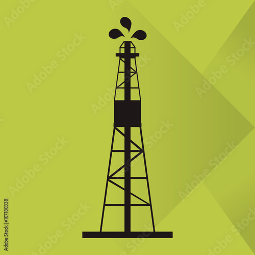 Oil industry design, vector illustration