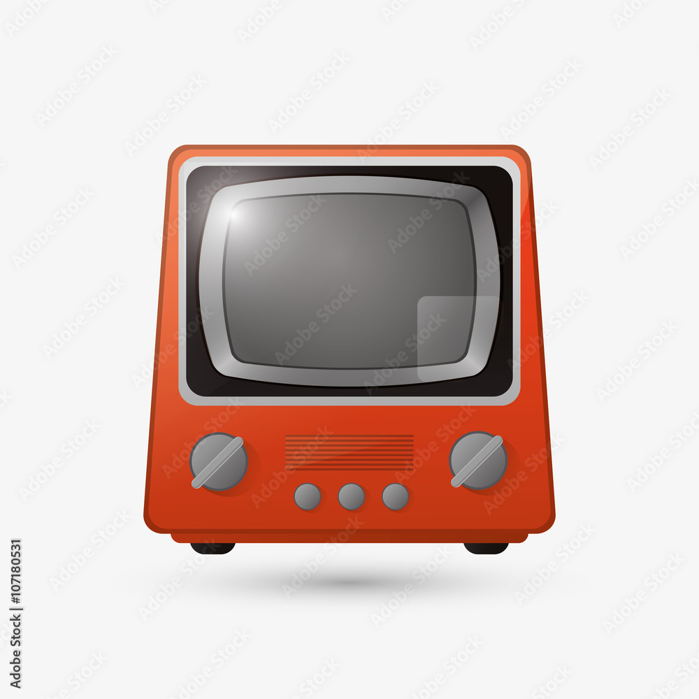 Television icon design, vector illustration Television icon design, vector illustration