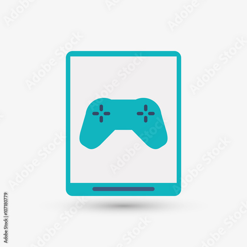 Game icon design, vector illustration