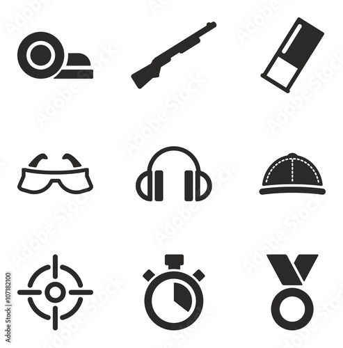 Clay Shooting Icons
