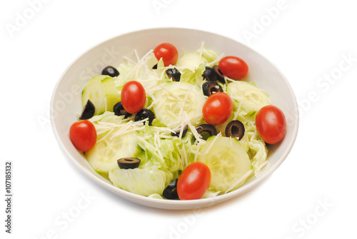 Bowl of Appetizing Vegetable Salad