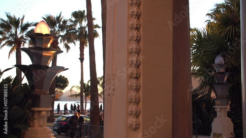 Sunset in Cannes, France