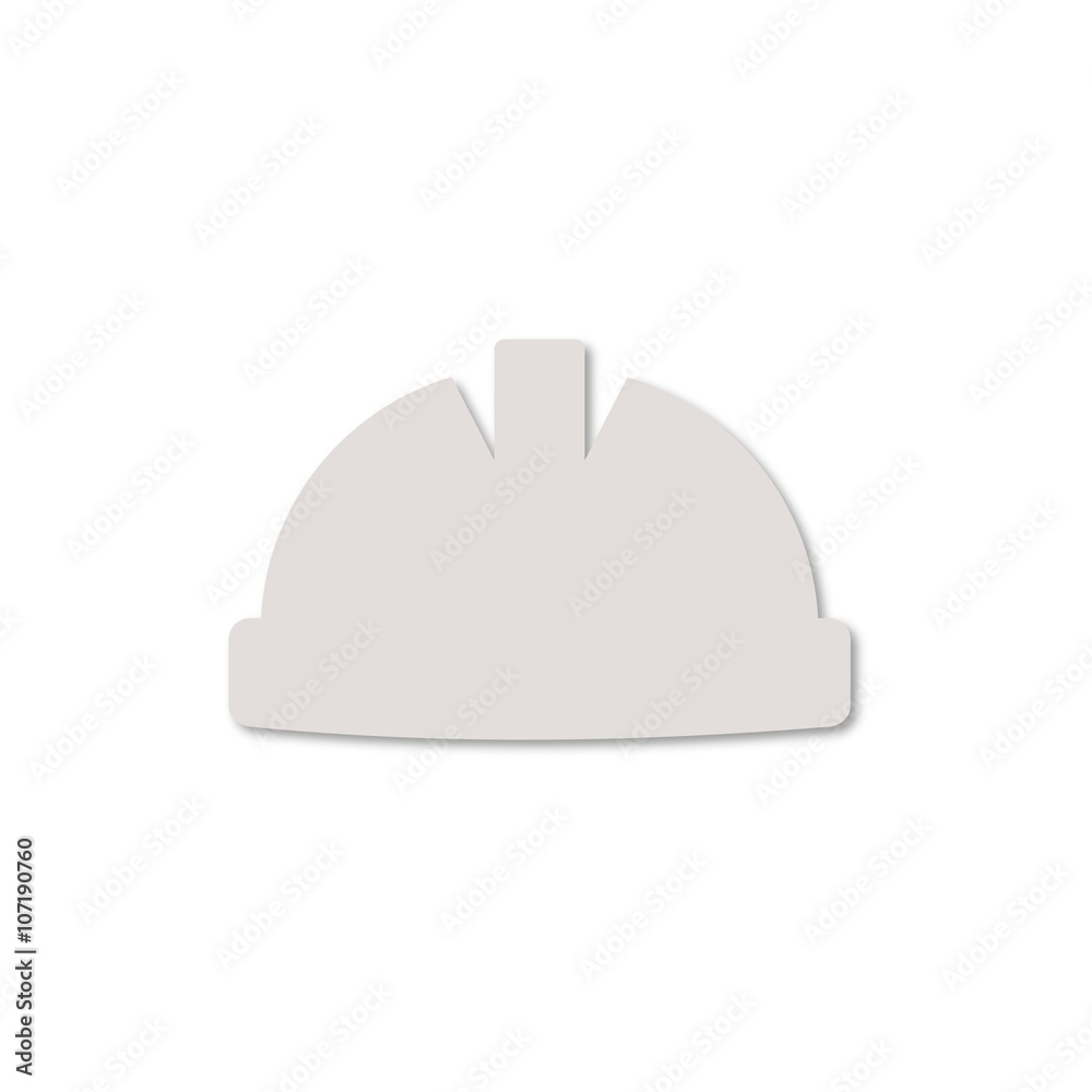 Fototapeta premium Safety worker hardhat icon