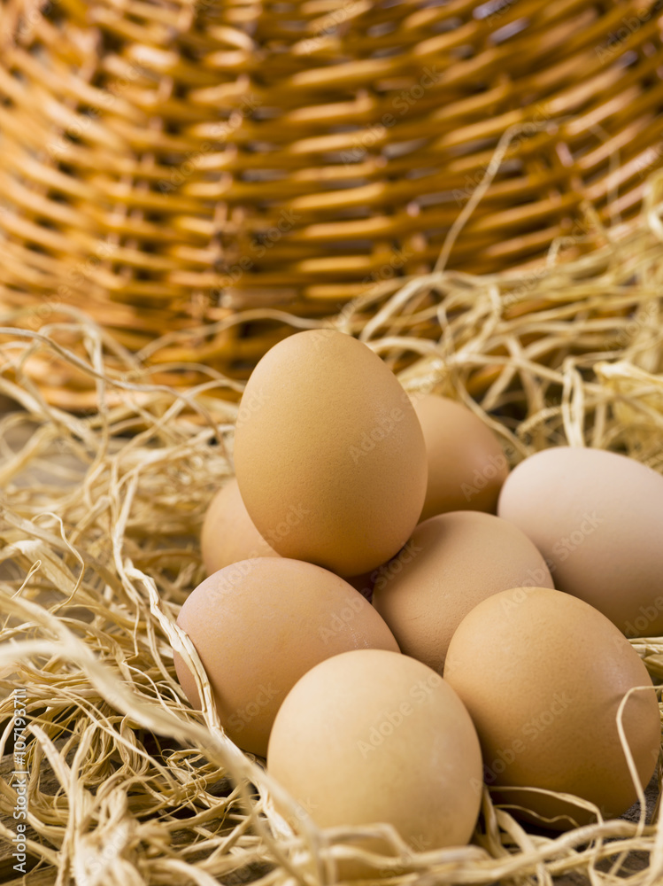 brown eggs