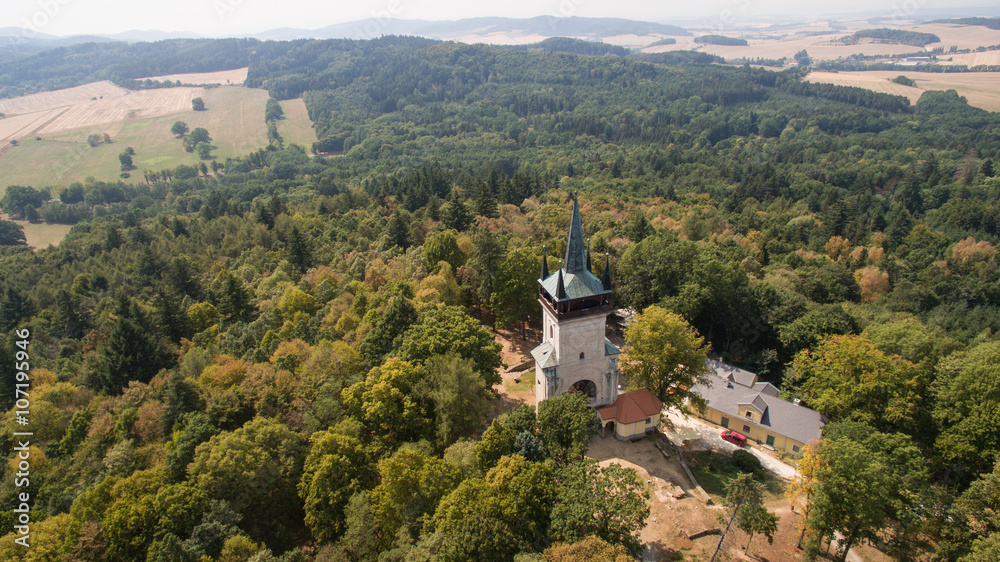 Bolfanek tower, western Bohemia, Czech republic