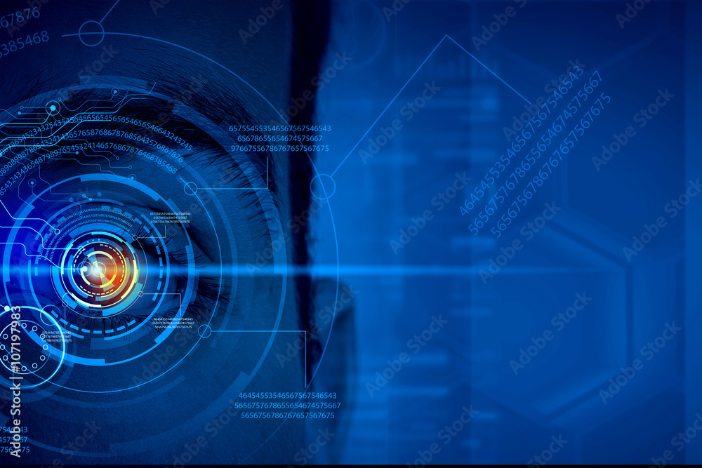 Obraz premium Scanning for personality identification