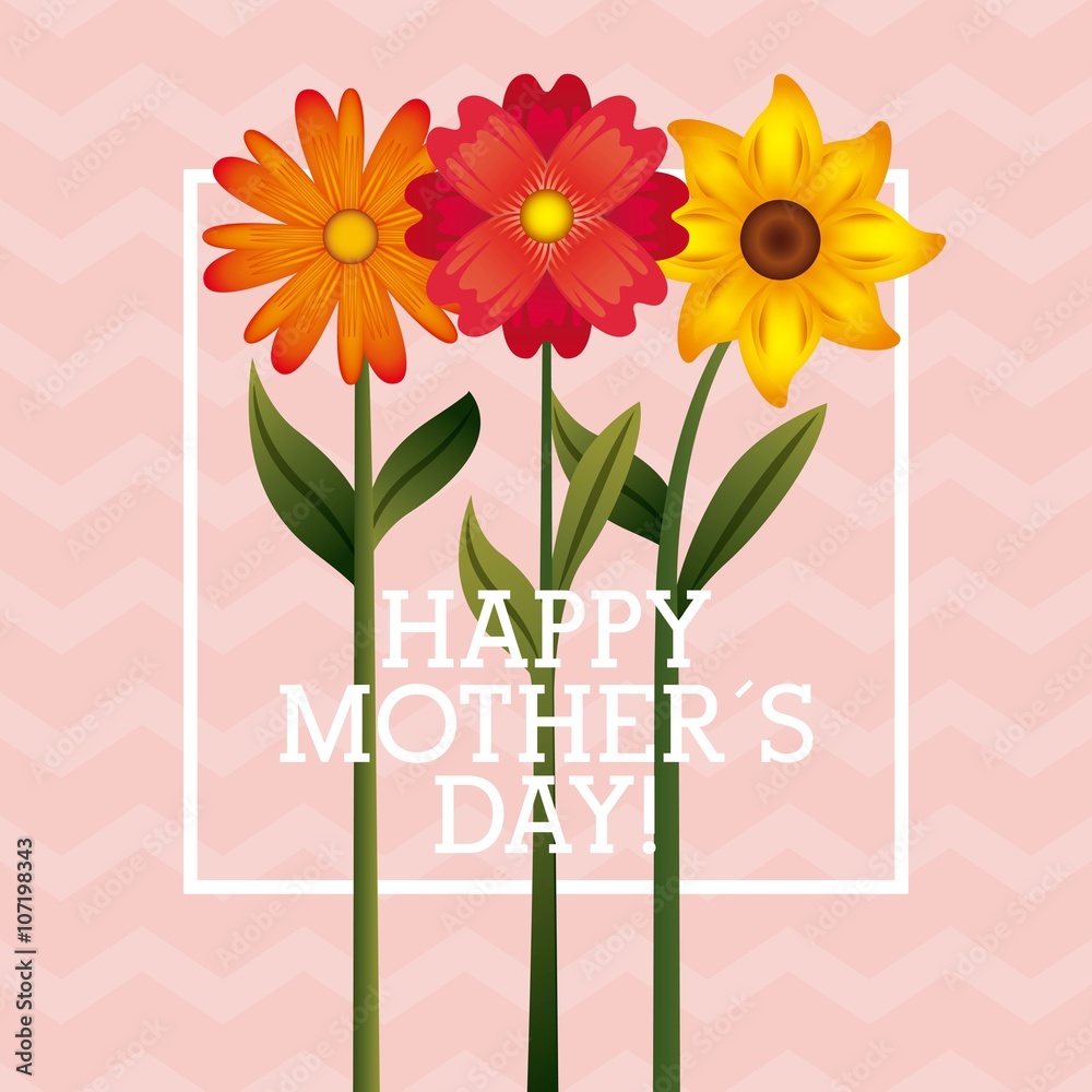 Obraz premium happy mothers day design 