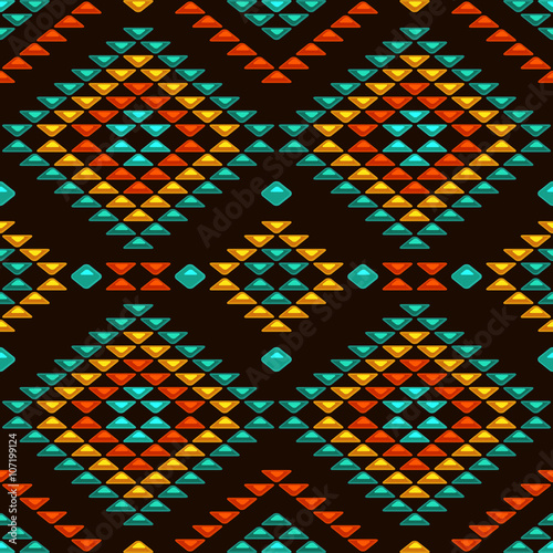 Seamless aztec pattern