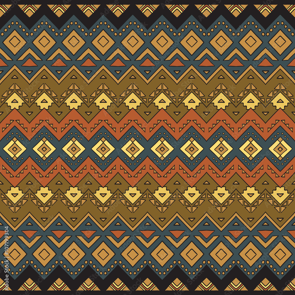 Seamless aztec pattern