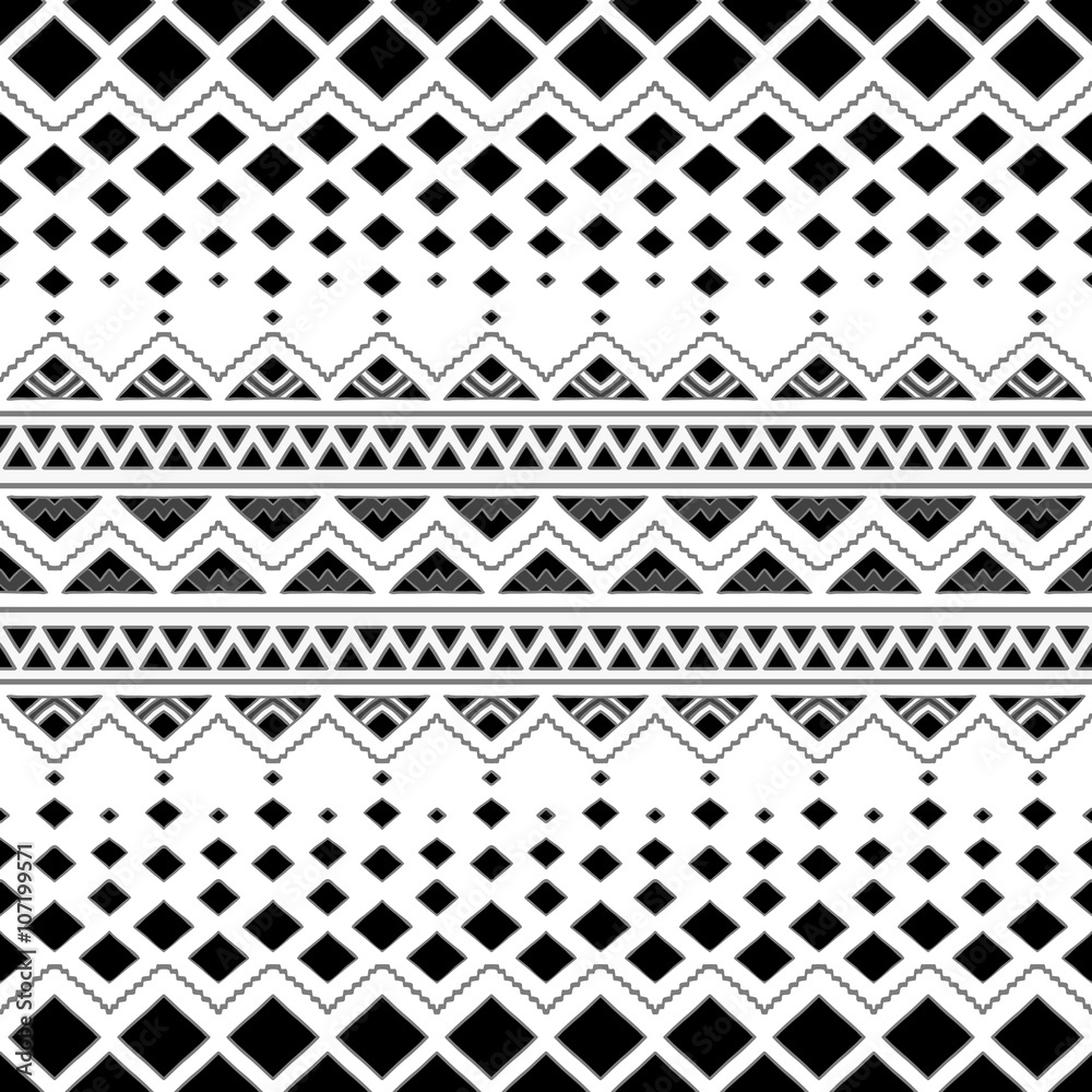 Seamless aztec pattern