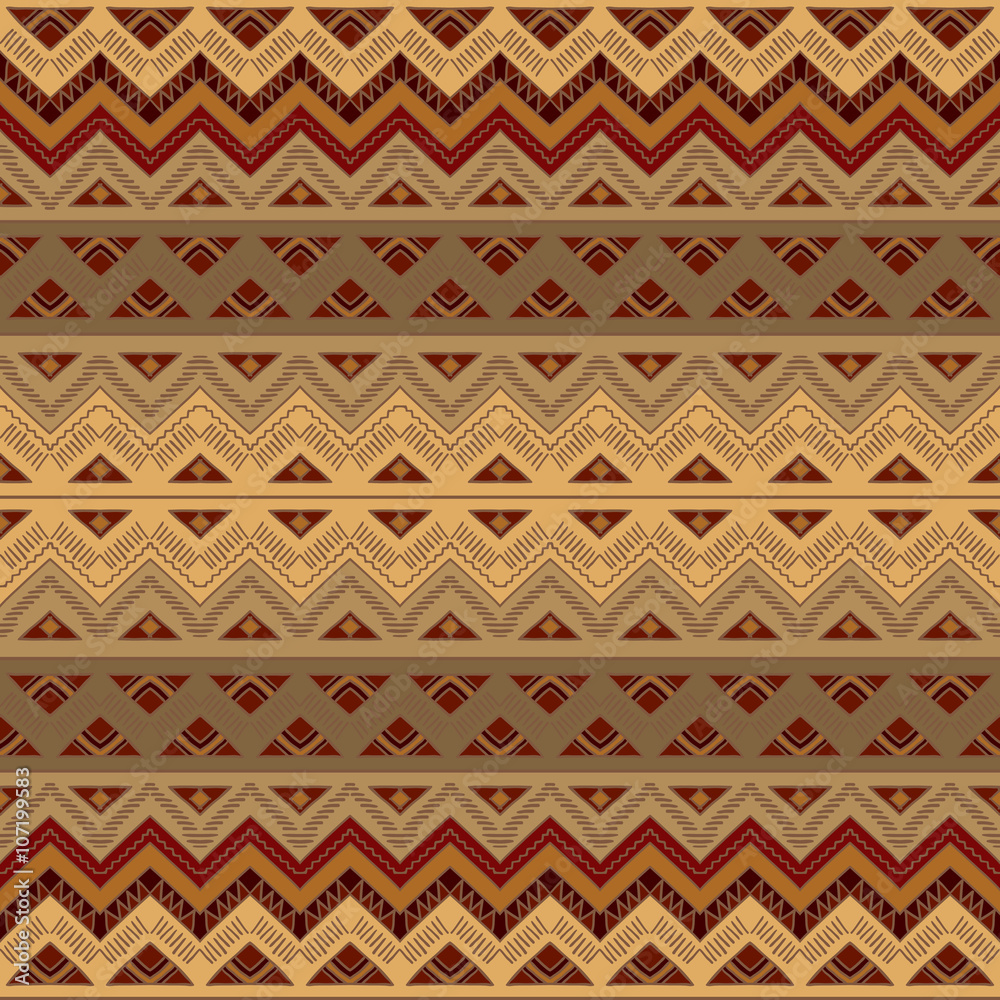 Seamless aztec pattern
