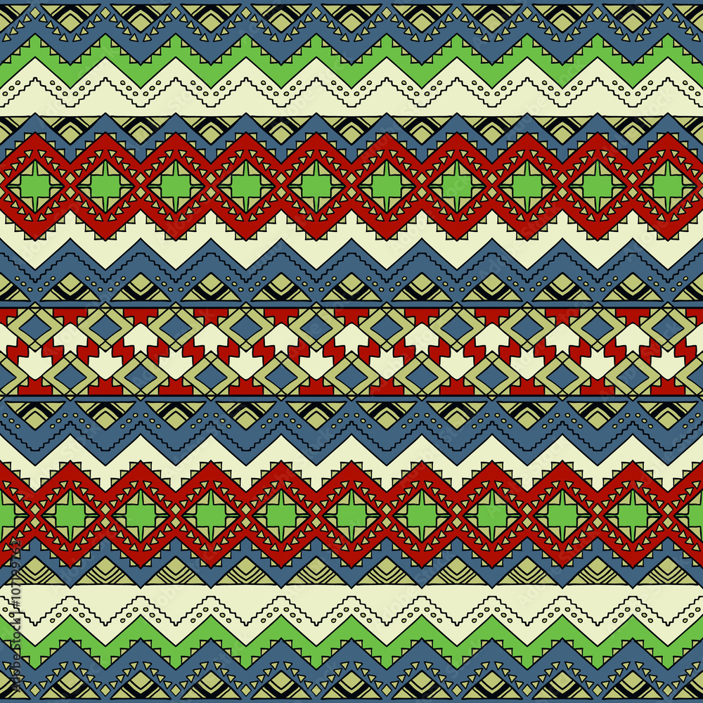 Seamless aztec pattern