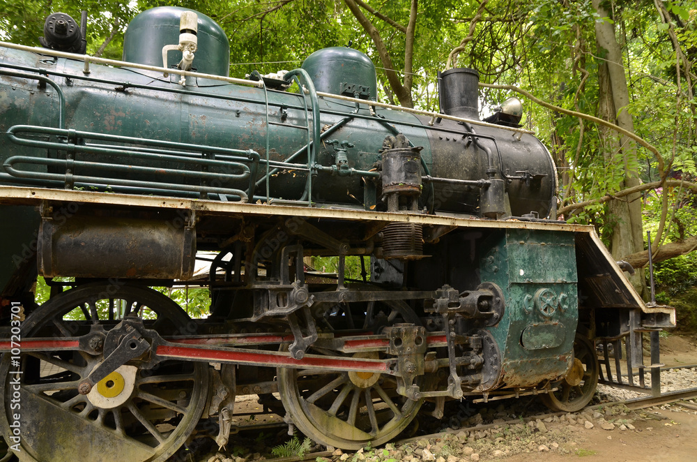 Old steam locomotive