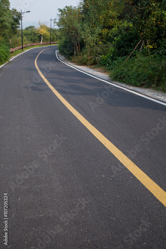 Wallpaper Mural Beautiful Sun Rising Sky With Asphalt Highways Road Torontodigital.ca