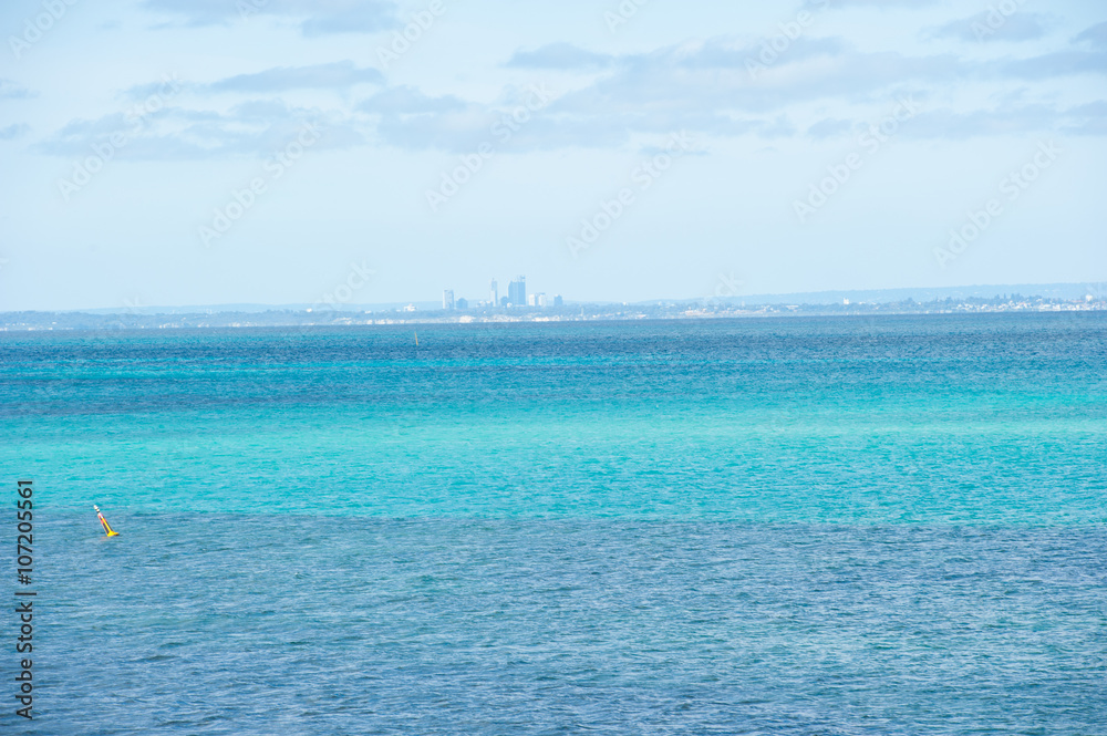 Panorama Perth Australia ocean coast