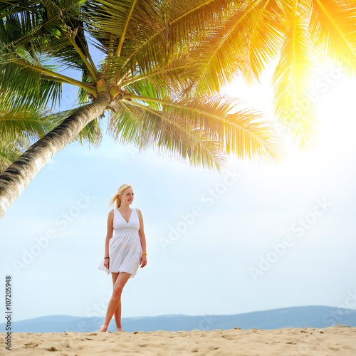 Woman on a beach