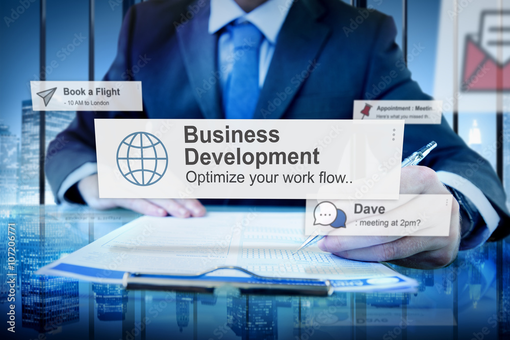 Business Development Growth Success Improvement Conept