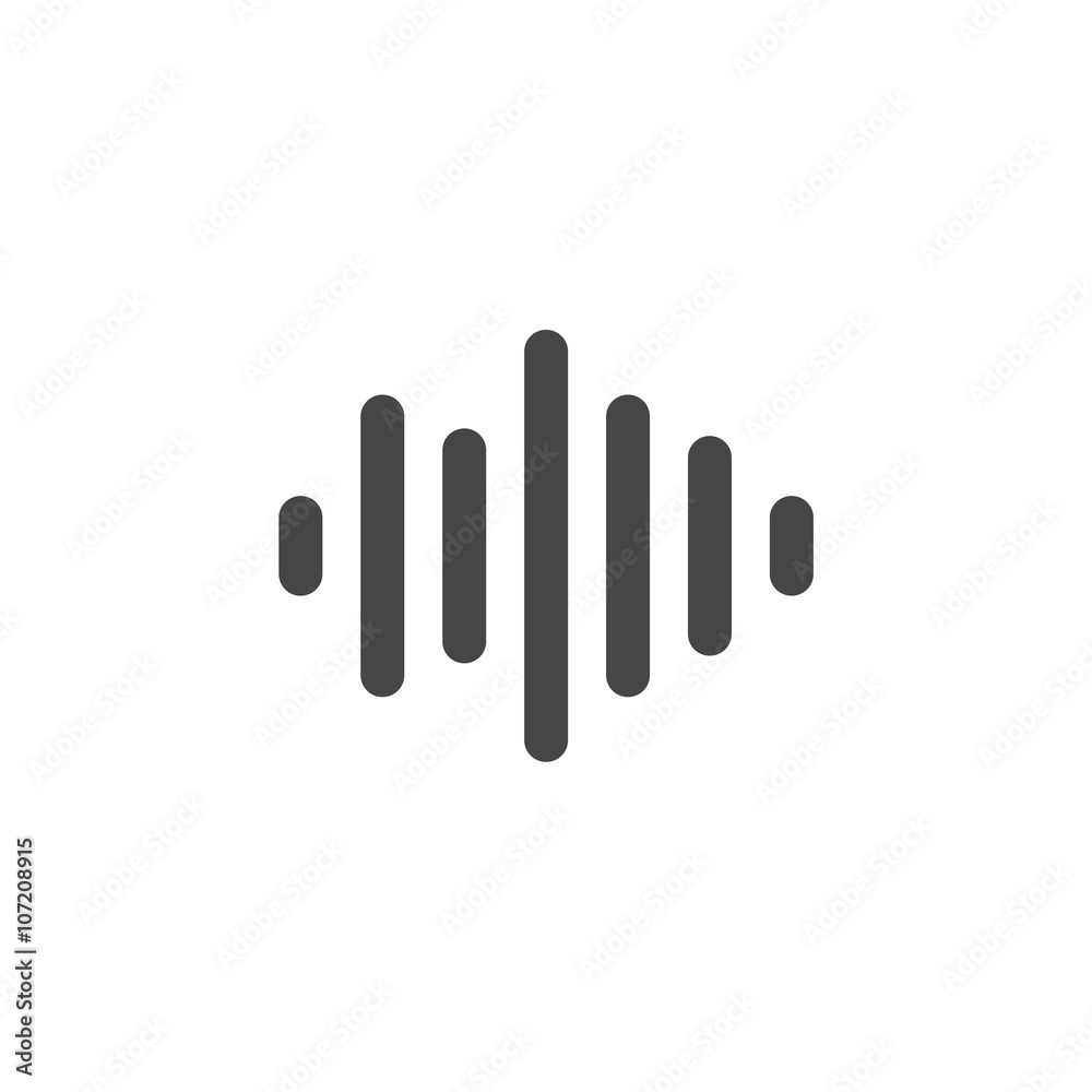 Audio wave icon Audio wave icon