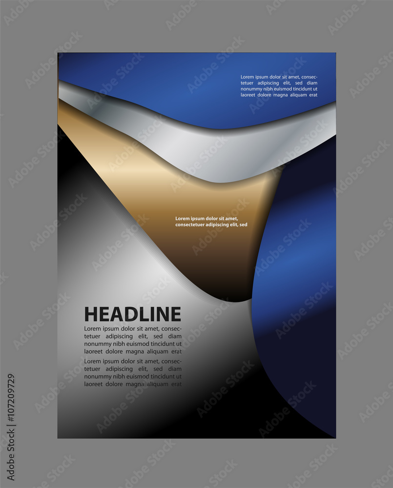 Fototapeta premium business flyer design 