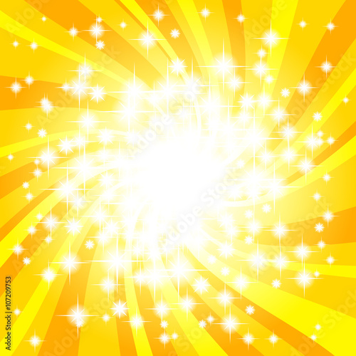 abstrakter gelb Wirbel Hintergrund 
