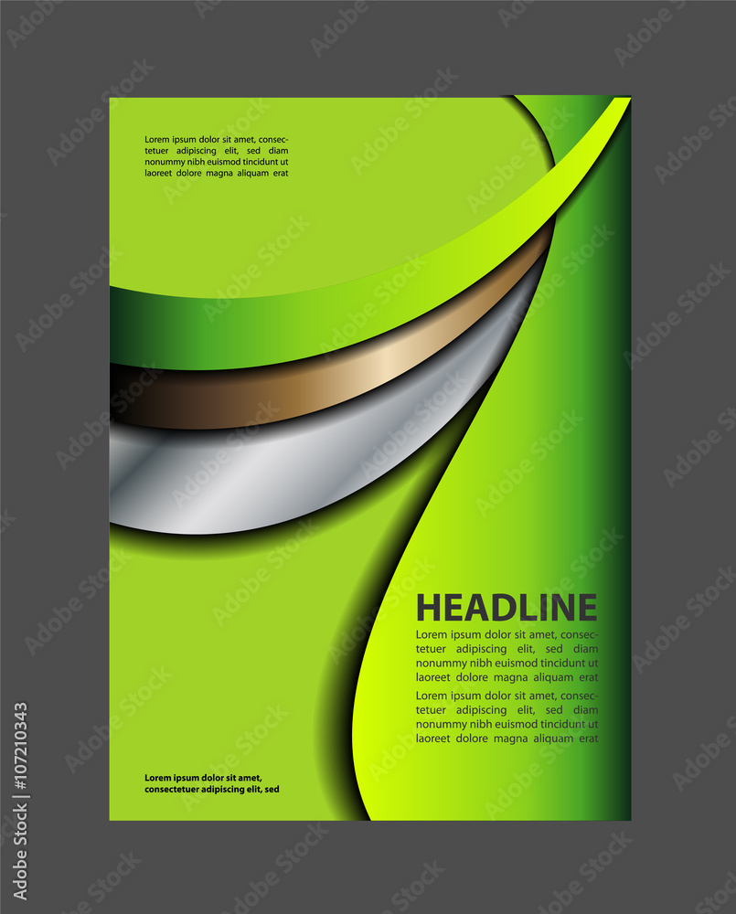 Fototapeta premium vector business brochure, flyer template 