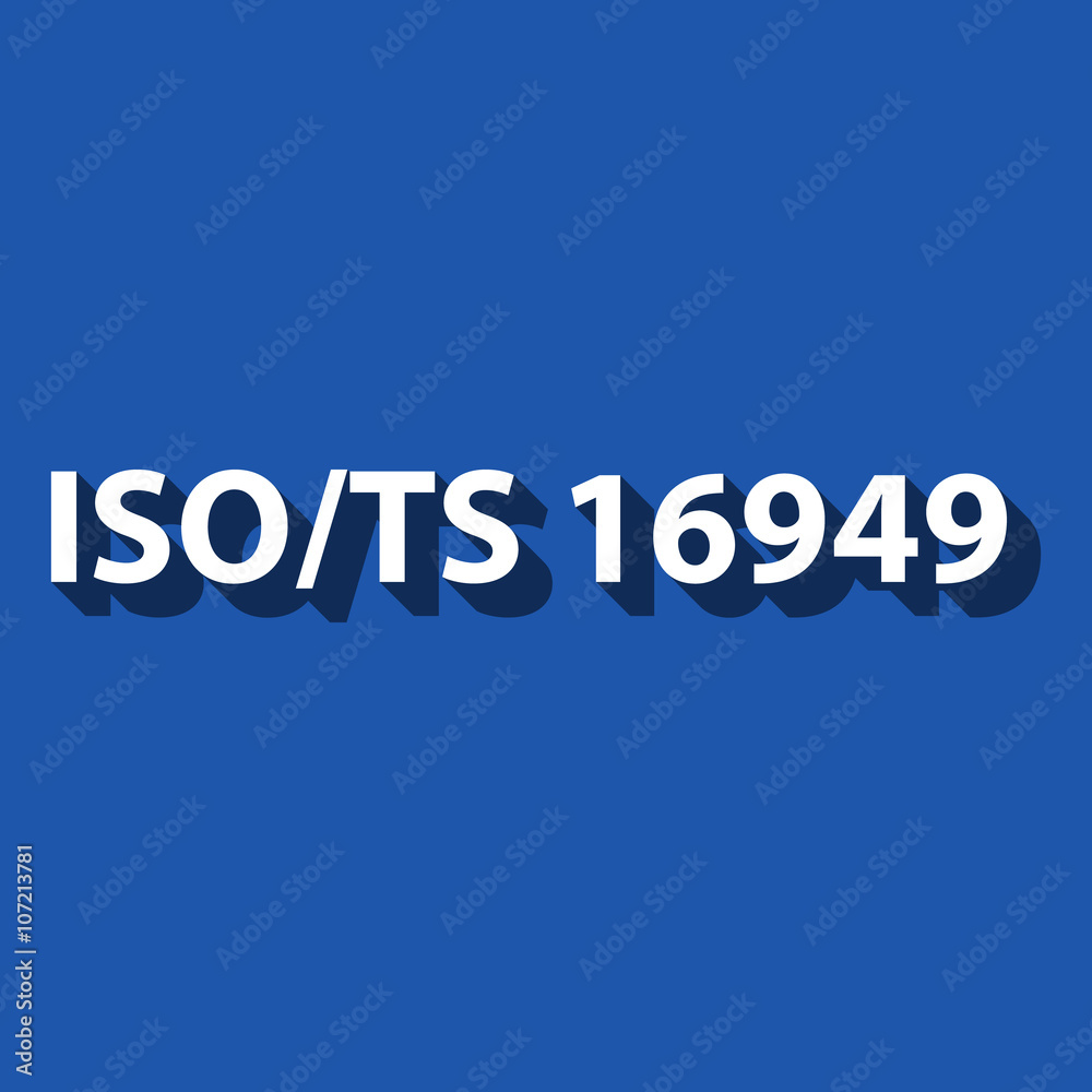 TS 16949 standard background