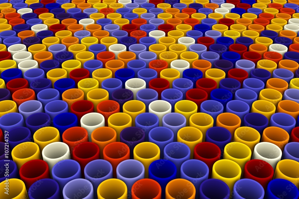 Fototapeta premium abstract colorful background mosaic 3D illustration