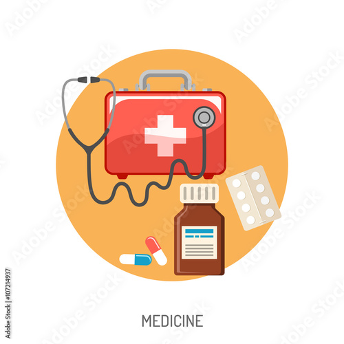Insurance Flat Icons Set