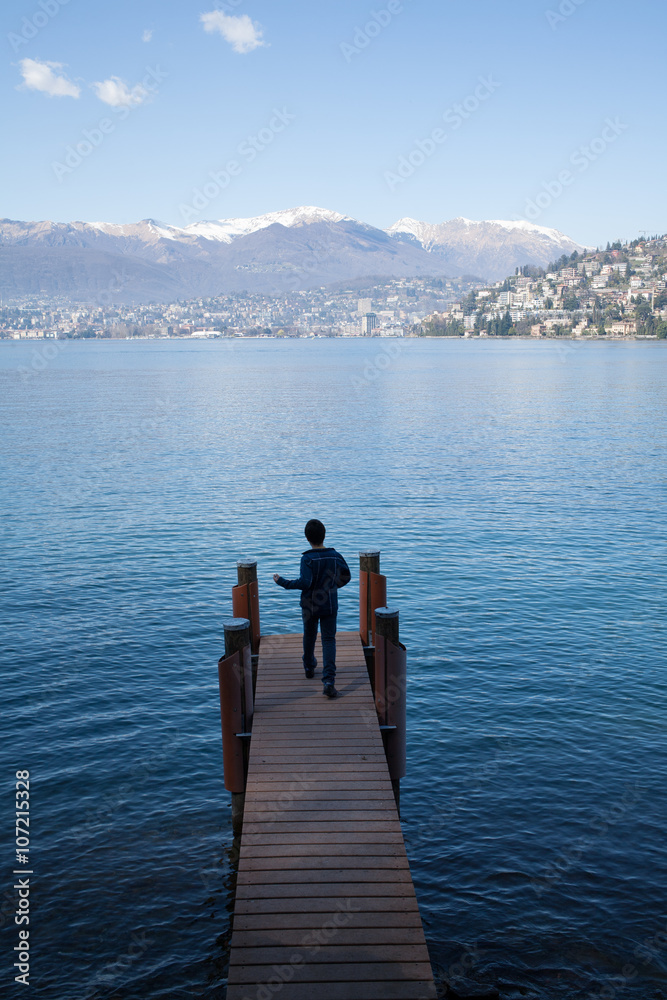 Water, lake in Switzerland