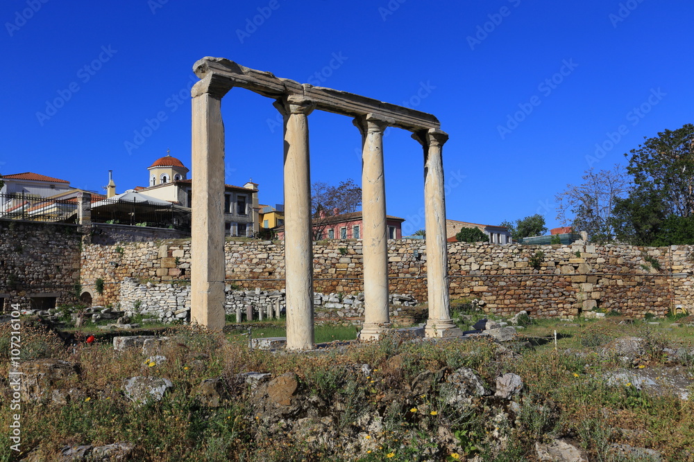 Roman Agora in Athens, Greece.
