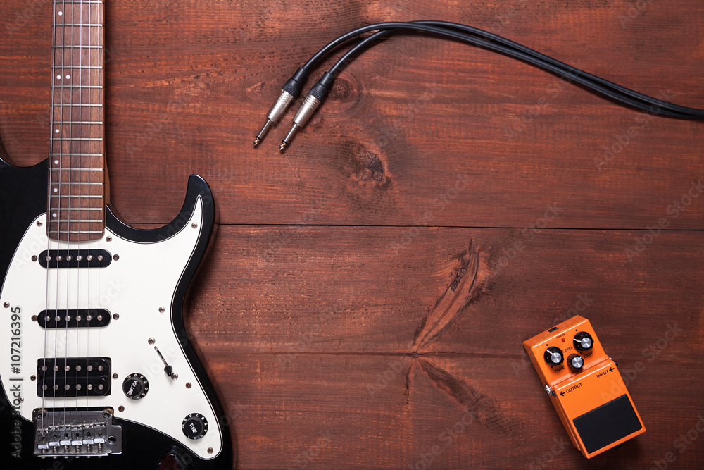 Naklejka premium Guitar set