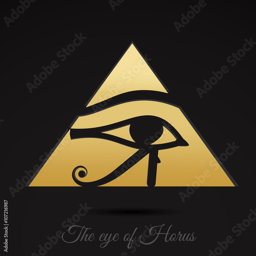 Horus eye vector art.