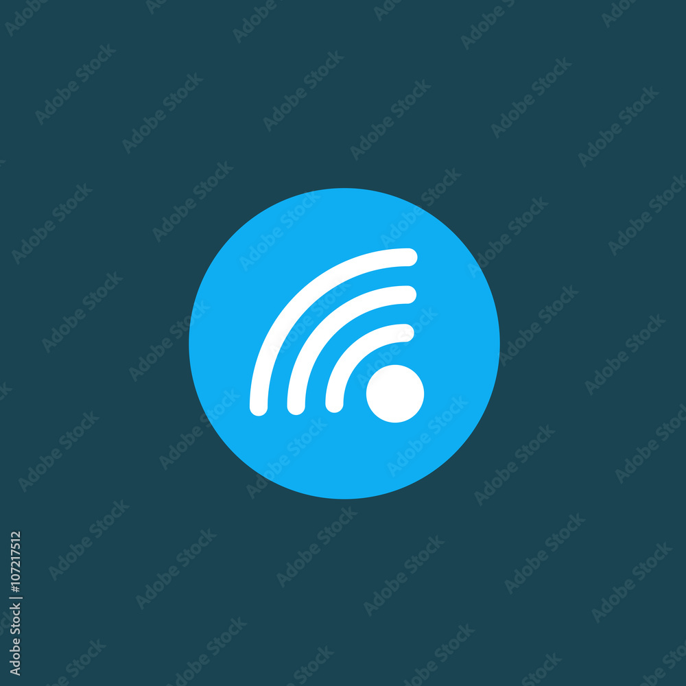 Vector Wi-Fi network icon. Flat design style eps 10 Vector Wi-Fi network icon. Flat design style eps 10