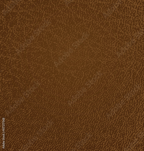 Detailed brown leather texture background. Vector illustration. EPS 10.