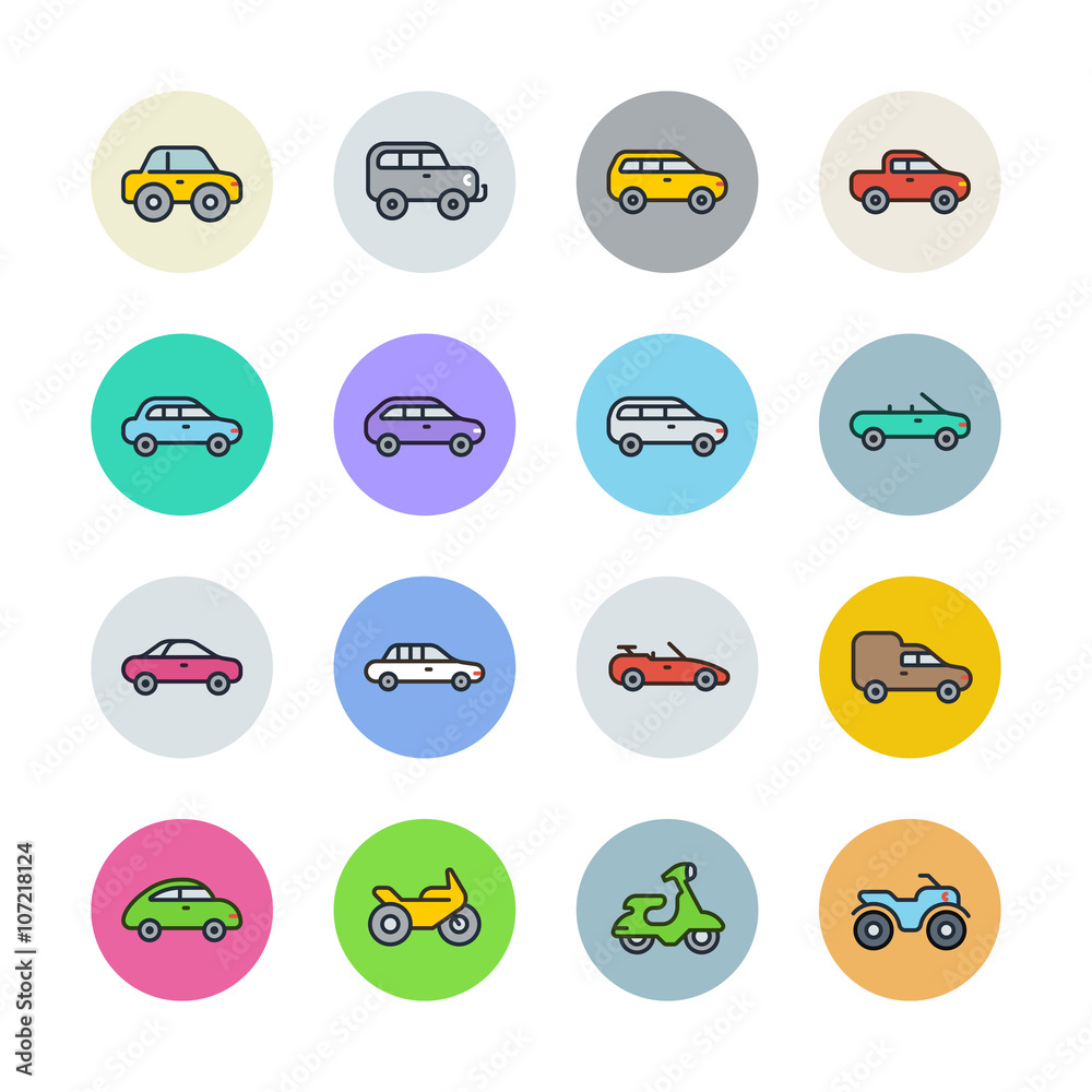 Transport icons