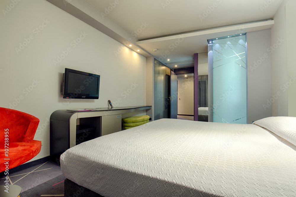 Elegant modern bedroom interior Elegant modern bedroom interior